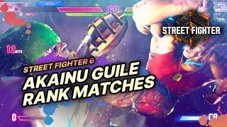 SF6 → Akainu (Guile) Ranked Matches #001