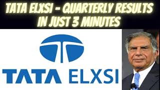 TATA Elxsi  - 1st Quarter Results - Q1 Numbers - Best IT Stock for Long Term - Multi Bagger Stock