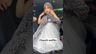 Our daughter’s church clothes