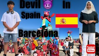 "Shaitaan😈" in Spain| Barcelona| 🇪🇸| Vlog| DIYA AND BRO.