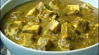 easy dhaba style palak paneer