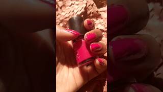 pink nail polish #shorts #viral #shortvideo #makeup #viralvideo #short #nailpolish