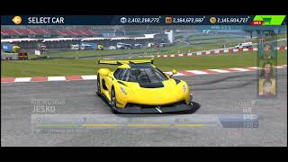 Real Racing 3 - Track Day: V12 Speedster - Stage 5 Completed but with a 2019 Koenigsegg Jesko