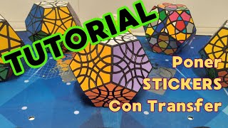 TUTORIAL: Como poner STICKERS con transfer.