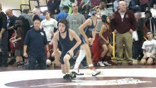 Anthony MIrando Wrestling Suffolk County Championship 2 18 2018  2nd Match Win