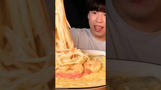 White Sauce Pasta 🍜with Spicy Grilled Chicken #shorts :)Alfredo Pasta Challenge #foryou #viralvideo