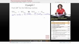 “Thermochemistry Example Problems” | Physical Chemistry with Educator.com