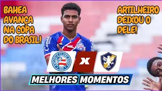 BAHIA 2 x 0 RETRÔ - MELHORES MOMENTOS - COPA DO BRASIL SUB 20 2024