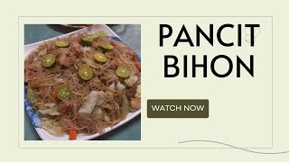 Pancit Bihon na may Kikiam