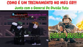 COMO É UM TREINAMENTO NO MEU EB!! COM UM GENERAL.