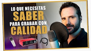 Cómo GRABAR AUDIO para tus Vídeos🎙📷| CONSEJOS y MATERIALES [2021]