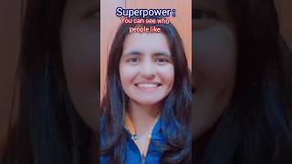 Superpower:I can see who people like 🤫♥️#shorts #ytshorts #funny #viral #trending