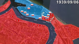 Battle of Westerplatte in 30 second using Google Earth