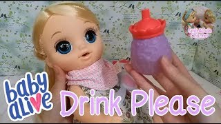 Baby Alive Feeding & Changing Video| Feeding Baby Alive Once Upon A Baby Forest Emma Lemon Juice🍋😋