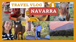 NAVARRA travel VLOG 1 ✈️ Muchos CABALLOS, RONCESVALLES, ESPELETTE y pueblos mágicos en la naturaleza