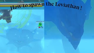 How to spawn the Leviathan ! // blox fruit