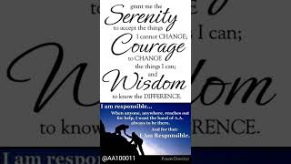 @AA100011 - Serenity Prayer