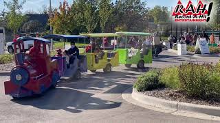 Rent our Trackless Train for your next party or event.