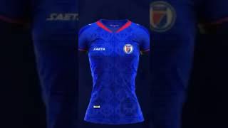 saeta a sorti les nouveaux maillots de la sélection🇭🇹, masculine,féminin #laCoupedu Monde#,#GoldCup#