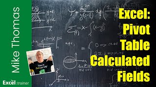 Excel: Create Calculated Fields in a Pivot Table