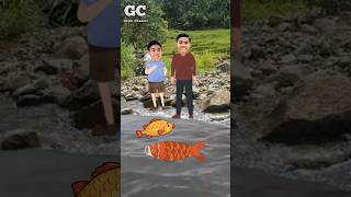 Bapak dapat ikan #shorts #animasi #lucu