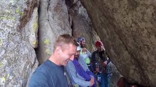 Devils Tower Durrance Crack - "Cave pitch" story time...