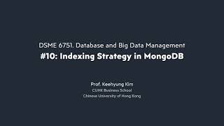 Big Data: Indexing Strategy in MongoDB