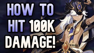 How To Hit 100K DAMAGE in Genshin Impact! | Tips and Tricks (How To Do More Damage)