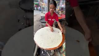 18 years old boy Halwa Paratha in making😱😍#hardworking #shorts #streetfoods