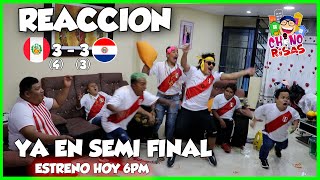 REACCION AL PARTIDO PERÚ VS PARAGUAY - ELENCO CHINO RISAS