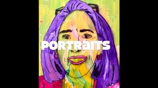 Acrylic Portraits With Acetate