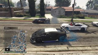 PLAYING GTAV Online - With FRIENDS PT2 🏎💨 Racing around the Map #GTA