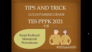 Tips and Trick PPPK 2024 LULUS PASSING GRADE| Manajerial Sosial Kultural dan Wawancara