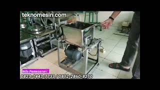 Mixer horisontal, adonan mie, roti yang mau mesin horizontal ini bisa kontak kami ya