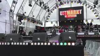 Soundchecken Broederliefde op de Uitmarkt Amsterdam Oosterdok 24 augustus 2018