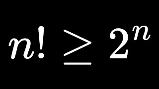 Factorial grows faster than exponential