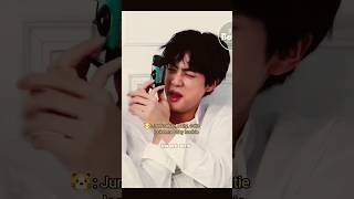 Jungkook got shy while started babying him😂 #bts #vkookers #kpop #btsvfunny #jin #shorts