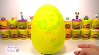 Giant Surprise Egg Of The Amazing World Of Gumball In Spnaish Of Playdoh