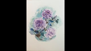 Watercolor：Roses