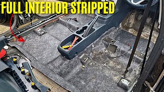 HOW TO REMOVE THE INTERIOR CARPET FLOOR IN ANY CAR