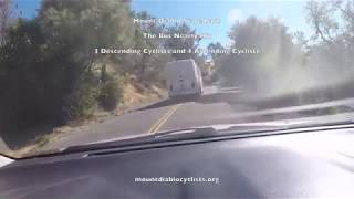 Potential Bus and Cyclist Tragedy on Mount Diablo (7/24/18)