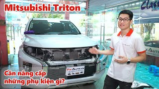 Mitsubishi Triton nên độ gì? Tư vấn gói độ "cực chất" dành cho xe Triton (dán film, độ đèn...)