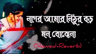 Nagor Amar Nithur Boro | নাগর আমার নিঠুর বড়ো | (Slowed+Reverb) | G.W.H.Song #music​ #lofi​ #2024