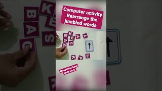 computer activity #Rearrange the jumbled words