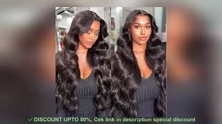 hd lace wig 13x6 human hair body wave Wig For Women choice Pre Plucked 30 40 Inch wavy Fro Review