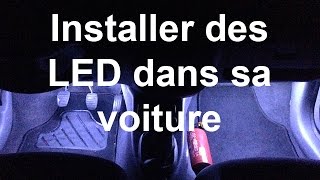 Installer des LED facilement dans sa voiture pour pas cher