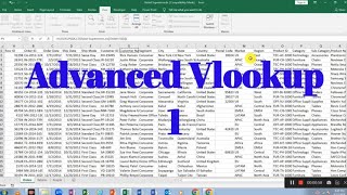 Advanced vlookup 1| Excel tutorials in Hindi