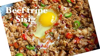 Sizzling Sisig Tuwalya ng Baka