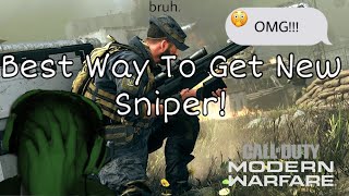 Quickest Way To Unlock The Rytec AMR (New Sniper) In Modern Warfare! Best Class Setup!