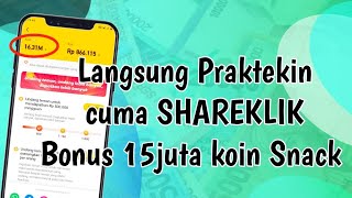 TANPA UNDANG TEMAN SALDO SNACKVIDEO TERUS BERTAMBAH - Aplikasi penghasiL Uang